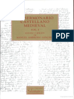 Un Sermonario Castellano Medieval