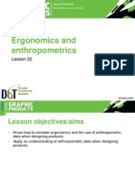 22 - Ergonomics and Anthropometrics
