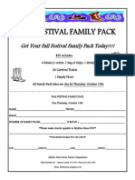 Fall Festival Family Pack Flyer 2013