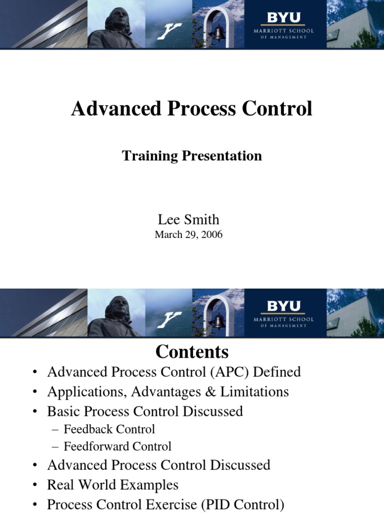 Advanced Process Control Training Guide | PDF | Computers
