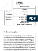 13strategy (ÇĐºÎ) Syllabus