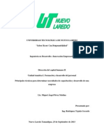 Principales Técnicas para Determinar Necesidades de Capacitación y Desarrollo de Una Empresa