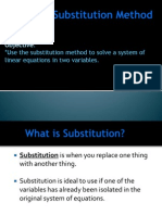 3 8 The Substitution Method