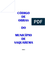 Código DE Obras DO Município DE Saquarema: Índice