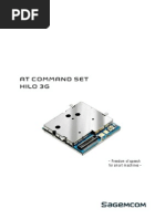 At Command Set For SAGEMCOM Hilo3G Module Draft 0.2