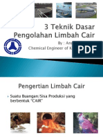 3 Teknik Dasar Pengolahan Limbah Cair