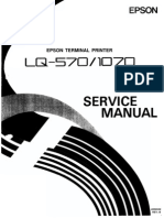 Epson Lq 570 Lq1070 Service Manual