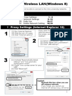 Index: I. Proxy Settings II. Network Settings III. Daily Use IV. Delete Network Setting 18,19