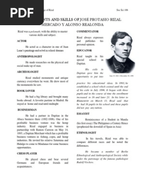 Featured image of post Artistic Skill Of Rizal In Ust