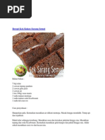 Download Resepi Kek Kukus Sarang Semut by  SN171158223 doc pdf