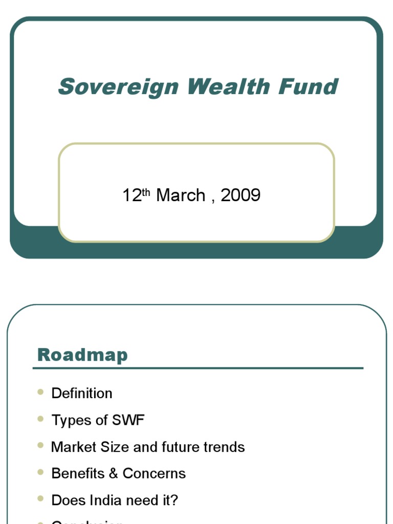 Sovereign Wealth Fund | PDF | Foreign Exchange Reserves | Financial Markets