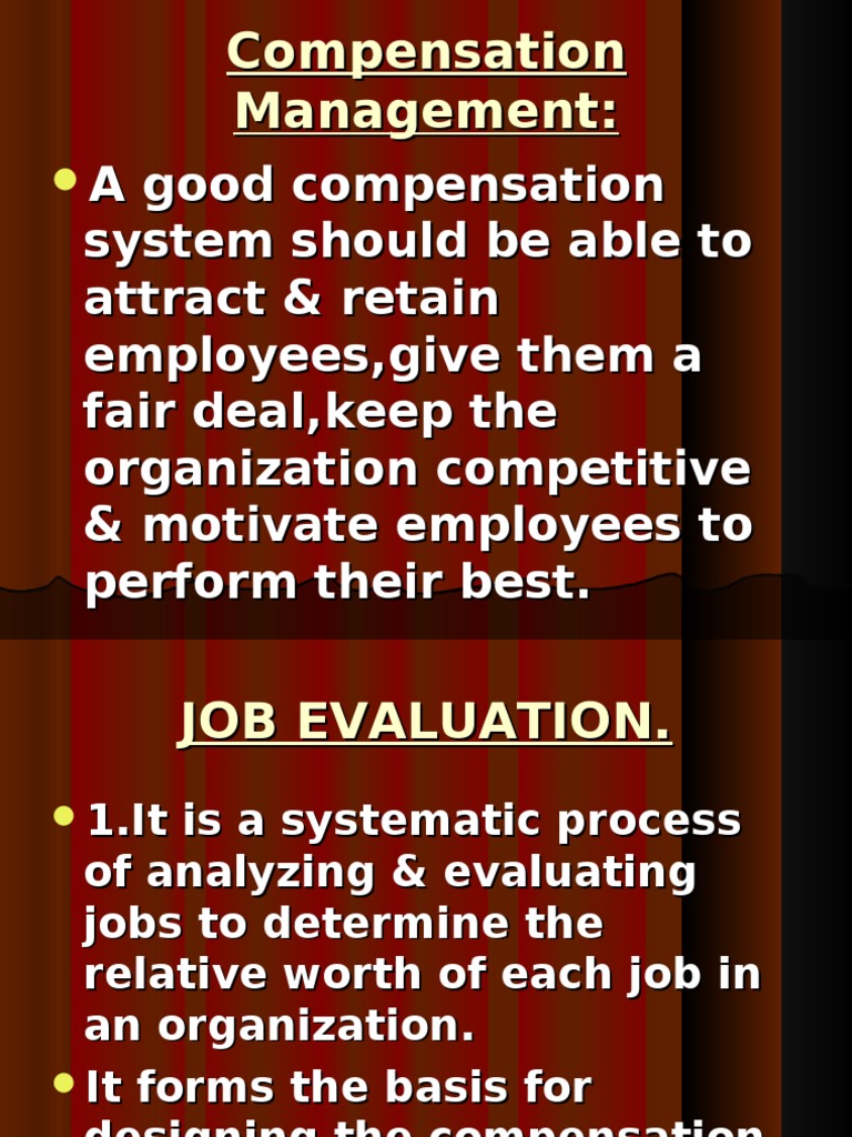Effective Compensation Management Strategies | PDF | Employment ...