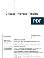 Chicago Timeline - Cornell Notes Format -Condensed by Key Themes