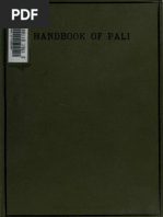 Frunkurter - Hand Book of Pali