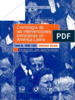 Cronología de Las Intervenciones Extranjeras en América Latina - 1899-1945 Escrito Por Gregorio Selser