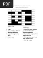 Silang Kata Ting 2 Terbaru (Soalan Dan Jawapan)
