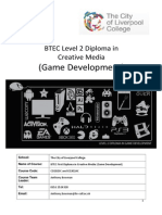 Level 2 Games Course Guidelines