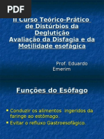 Aula 6 - Distúrbios da deglutição