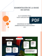 Fundamentación de La Base de Datos