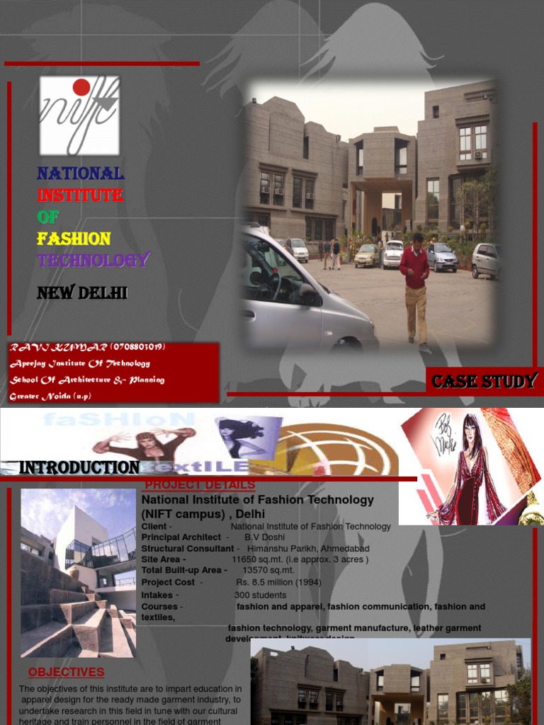 Architectural case study of fashion institute picture