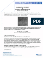 Calibration Specimen For Atomic Force Microscope Product No. 607-Afm