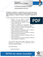 Responsabilidad de la dirección