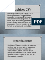 Archivo CSV