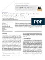 European Journal of Medicinal Chemistry: Sarbani Pal, P. Bindu, P.K. Dubey, Santu Chakraborty, Alok Kumar Mukherjee