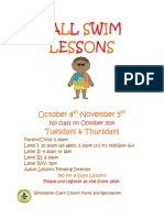Swim Lessons Fall 2013