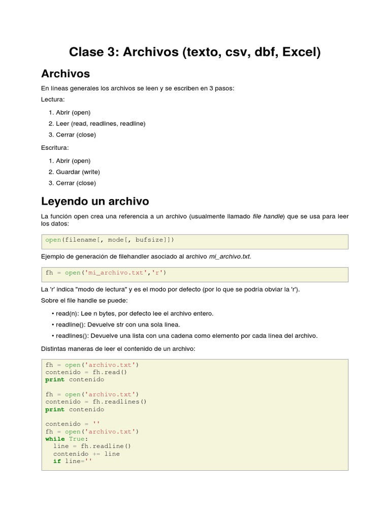 Clase 3 | PDF | Comillas | Archivo de computadora