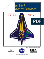 NASA Space Shuttle "Columbia" STS-107 Press Kit
