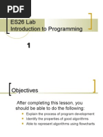 01 ES26 Lab - Intro To Programming