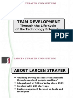 Team Development: Through The Life-Cycle of The Technology Enterprise