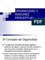 Organicidad y Madurez Perceptual1