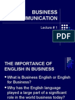 importance of english for business today