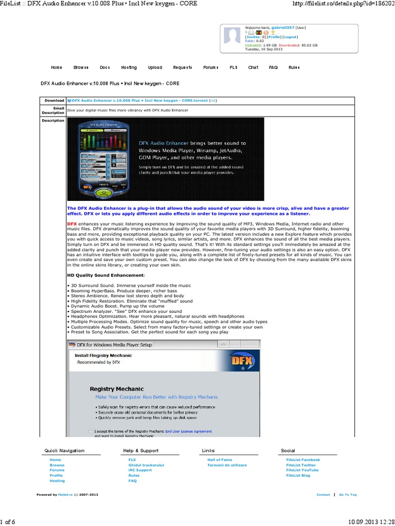 Dfx Audio Enhancer Full Crack T?i