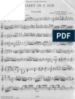 Haydn Concerto in Do M No.1 Per VLN e Orchestra VLN