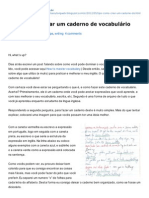 Caderno vocabulário dicas