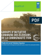 Études de Cas PNUD: GROUPE D'INITIATIVE COMMUNE DES ÉLEVEURS DE LA COMMUNAUTÉ ITOH, Cameroun