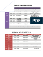 BERBAGAI JADWAL KULIAH