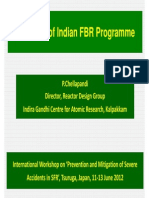Overview of Indian Fast Breeder Nuclear Reactor Programme