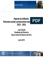 Reporte de Inflacion Junio 2013 Presentacion