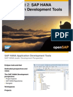 OpenSAP HANA1 Week 01 Unit 02 Development Tools Presentation