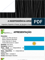 A INDEPENDÊNCIA ARGENTINA