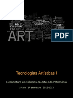 Tecnologías Artísticas 2012