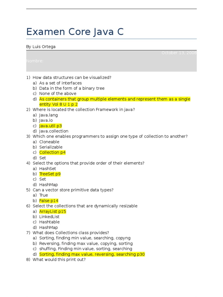 Core Java C | PDF | Class (Computer Programming) | Method (Computer ...