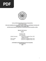 Contoh Proposal PKM-K lolos dikti