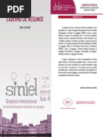 Caderno de Resumo II SINIEL Final