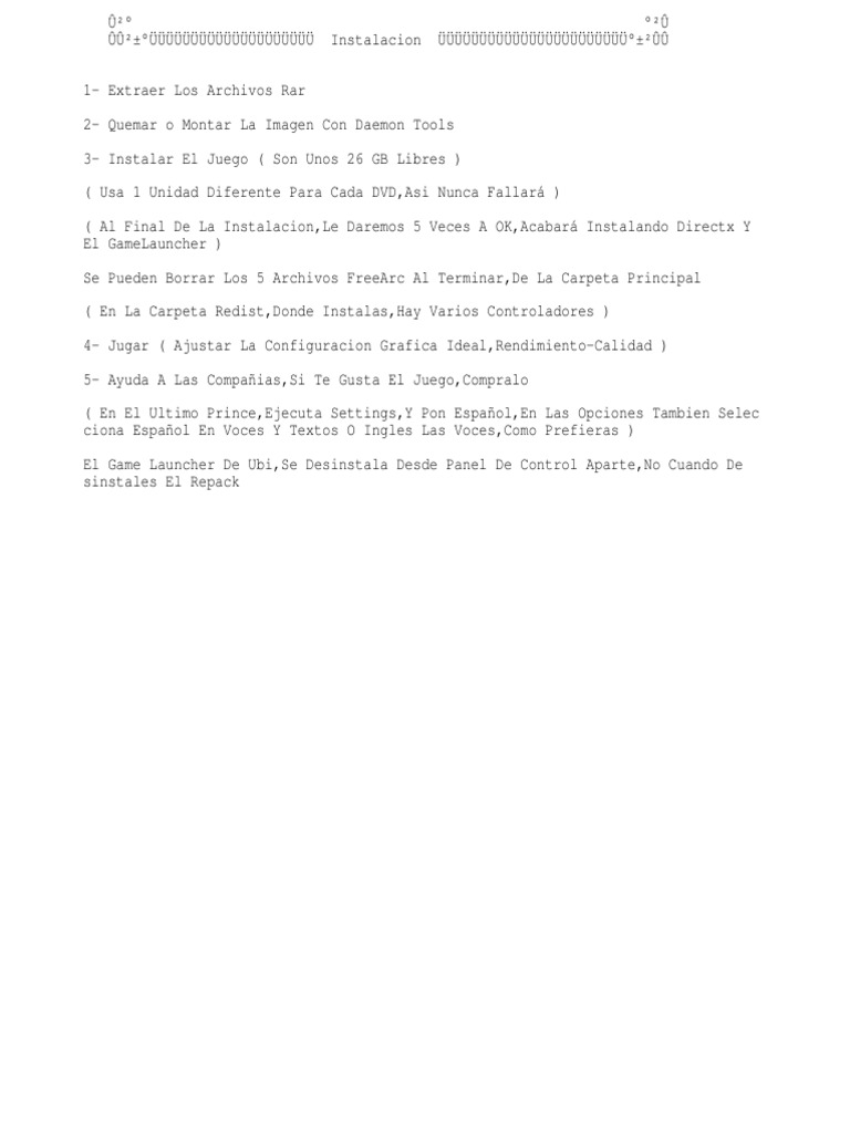 Instrucciones Instalacion | PDF