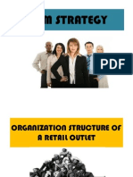 Organization Structure of A Retail Outlet